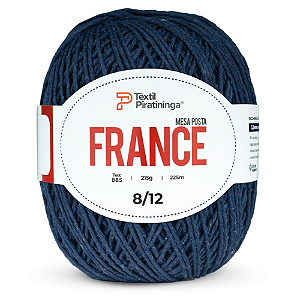 Barbante France Têxtil Piratininga 215g Fio 8/12 Cor - Azul Marinho