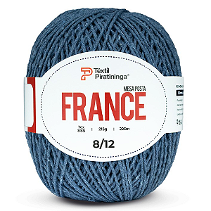Barbante France Têxtil Piratininga 215g Fio 8/12 Cor Azul Jeans