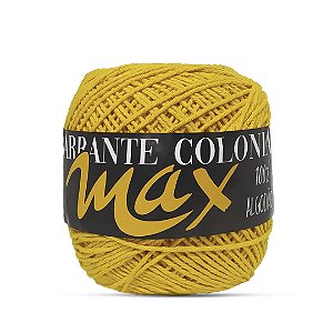 Barbante Max Colonial 100% Algodão 200g - Amarelo Ouro