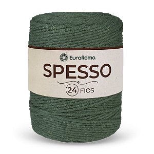 Barbante Euroroma Spesso 24 Fios 1kg Verde Musgo