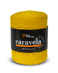 Fio Náutico Caravela Têxtil Piratininga 200m - Amarelo Canário