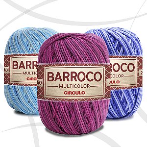Barbante Barroco Multicolor 200g - Escolha as Cores