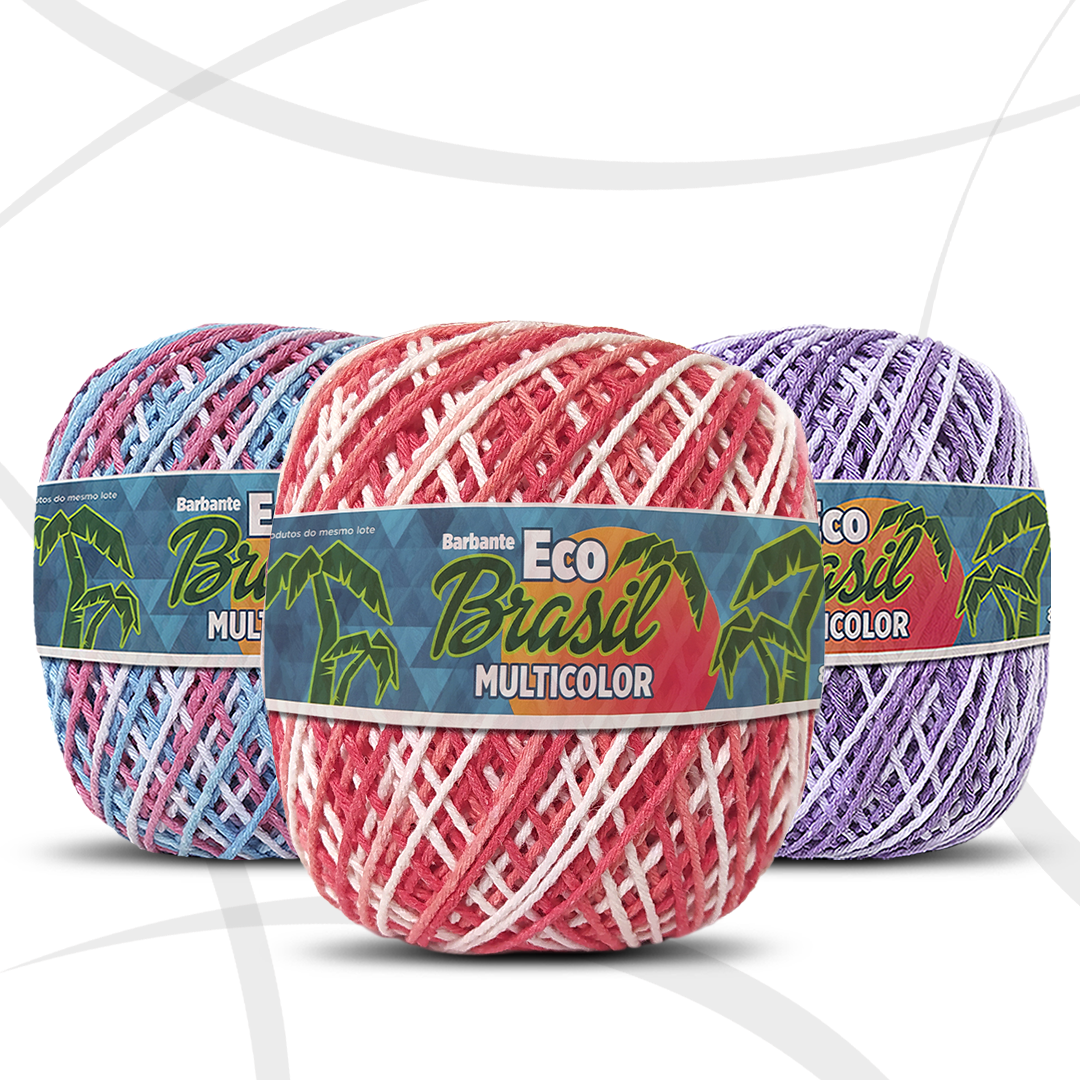 Barbante Eco Brasil Soberano Multicolor 200g Cor - Escolha as Cores