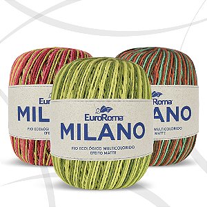 Barbante Milano Multicolor Euroroma 200g - Escolha as Cores