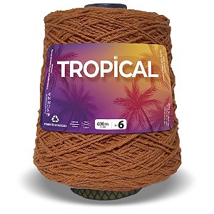 Barbante Tropical 600m Fio 6 - Cor Laranja