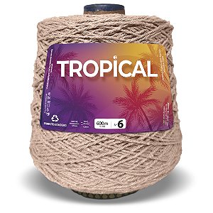 Barbante Tropical 600m Fio 6 - Cor Café com Leite