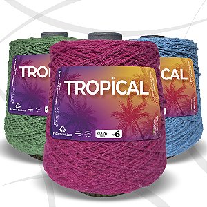 Barbante Tropical 600m Fio 6 - Escolha as Cores