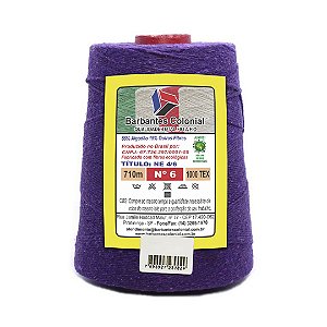 Barbante Colonial 700g Número 6 - Roxo