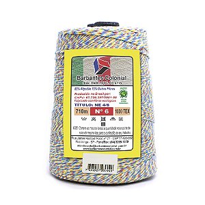 Barbante Colonial Mesclado 700g Número 6 - Cor 55