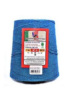 Barbante 1Kg Número 6 - Azul Petróleo