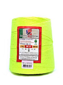 Barbante 1Kg Número 6 - Verde Fluorescente