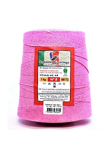 Barbante 1Kg Número 8 - Rosa Médio