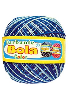 Barbante 200m Bola Color - Royal/Turquesa