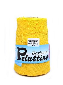 Barbante Felpudo Peluttino Numero 6 - Amarelo