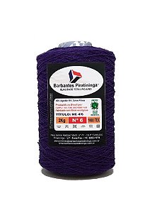 Barbante 2Kg Número 6 Roxo