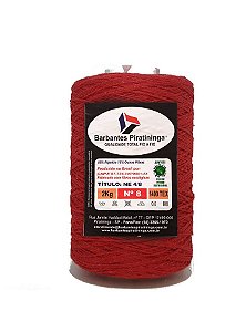 Barbante 2Kg Número 8 Vermelho