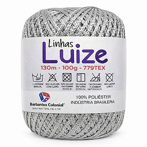 Linha Luize Polipropileno 130m - Prata