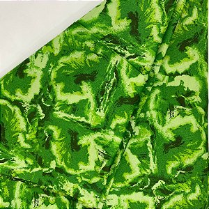 Tecido Tricoline Mármore 1,40x1,00m Verde