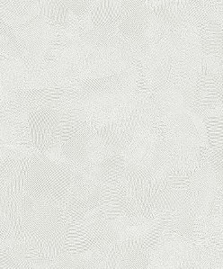 Papel de Parede Vip1050 Grafiato Branco - Rolo Fechado de 53cm x 10m
