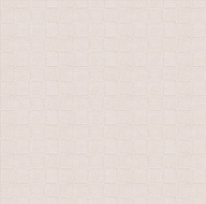 Papel de Parede Vip1064 Quadriculado Marfim - Rolo Fechado de 53cm x 10m