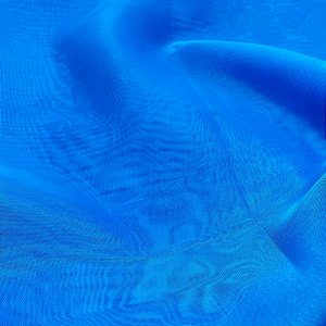 Tecido Voil Liso Azul para cortinas 3,00m Decorações de Festas