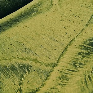 Voil Amassado Verde Musgo 2,70x1,00m Decorações e Cortinas