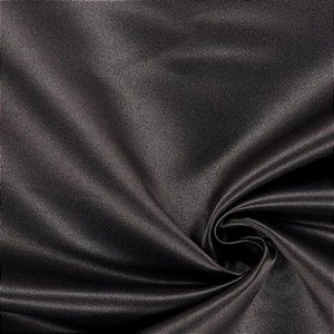 Tecido Cetim Liso Preto 3,00x1,00m Para Roupas e Decorações