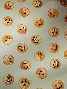 Tricoline Emoji Branco