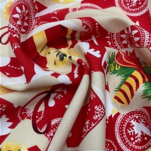 Tecido Oxford Estampado de Natal 1,40m Decoração de natal