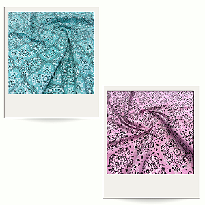 Tecido Tricoline Bandana 1,40m Cores Exclusivas Artesanatos Máscaras
