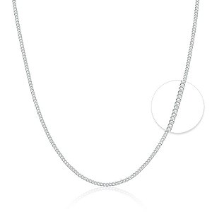 Corrente De Prata Masculina Grumet 70 cm