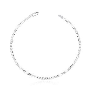 Pulseira De Prata Masculina Grumet