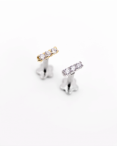 Piercing Labret Lilium - Ouro 14k