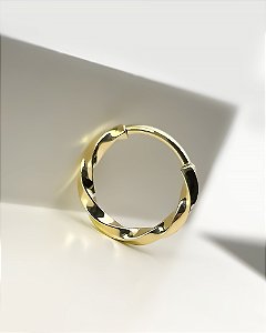 Piercing Argola Galaxy Lisa - Ouro 14k
