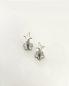 Piercing Labret Vértice - Ouro 14k