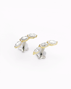 Piercing Labret Lumiere - Ouro 14k