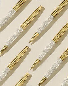 Caneta com Zircônias - Loka do Piercing