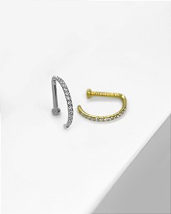 Piercing G-ring com Zircônias - Titânio