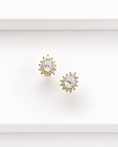 Piercing Labret Maxi Glow Moissanite - Ouro 18k