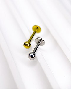 Piercing Labret Básico - Titânio