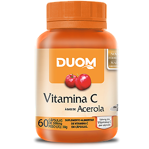 Vitamina C à base de Acerola- 60caps Duom