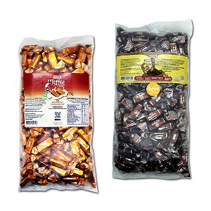 Kit Hué Bala Toffee Hué 2Kg Caramelo de Chocolate e Caramelo de Leite Zero Diet