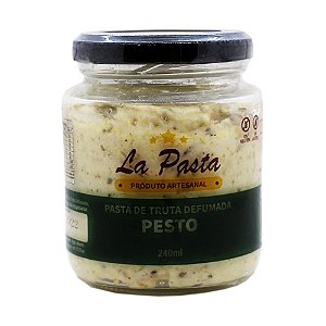 Pasta De Truta Defumada com Pesto Pote 240ml La Pasta