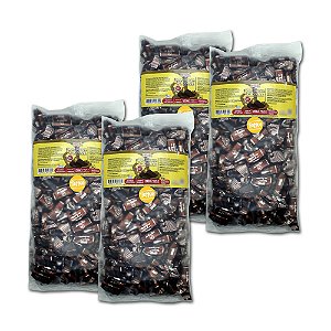 Bala Toffee Caramelo de Chocolate Diet Hué (Sem Adição de Açúcares) Sem Glúten Pacote 1KG Kit com 4 unidades