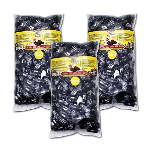 Bala Toffee Caramelo de Café Diet Hué (Sem Adição de Açúcares) Sem Glúten Pacote 1KG Kit com 3 unidades