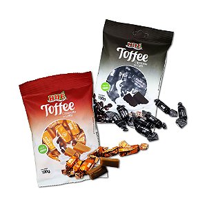 Kit Balas Toffee Diet Hué Sortidas: Café e Leite- 2 unidades
