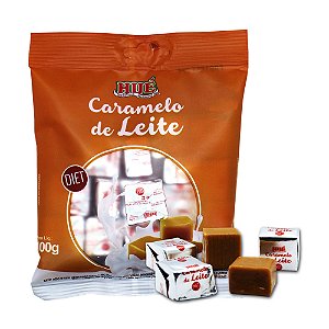Bala de Caramelo de Leite Diet Hué (Sem Adição de Açúcares) Sem Glúten Pacote 100g