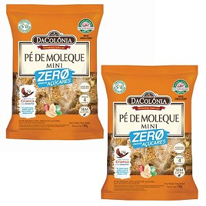 Pé De Moleque Zero 100g Adoçado Naturalmente Zero Açúcares Da Colônia Kit 2 unidades