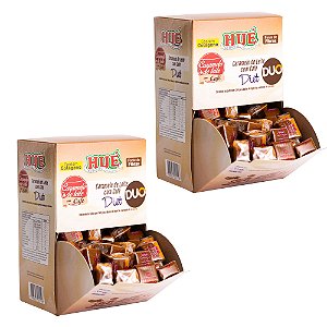 Bala de Caramelo de Leite com Café Diet Hué (Sem Adição de Açúcares) Sem Glúten Display 700g 2 unidades