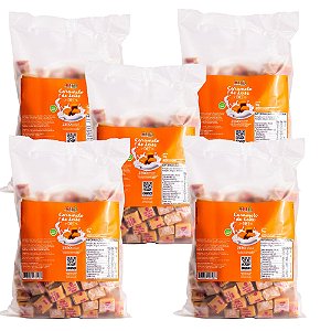 Caramelo de Leite Diet Hué (Sem Adição de Açúcares) Sem Glúten Pacote 1KG​ Kit 5 unidades